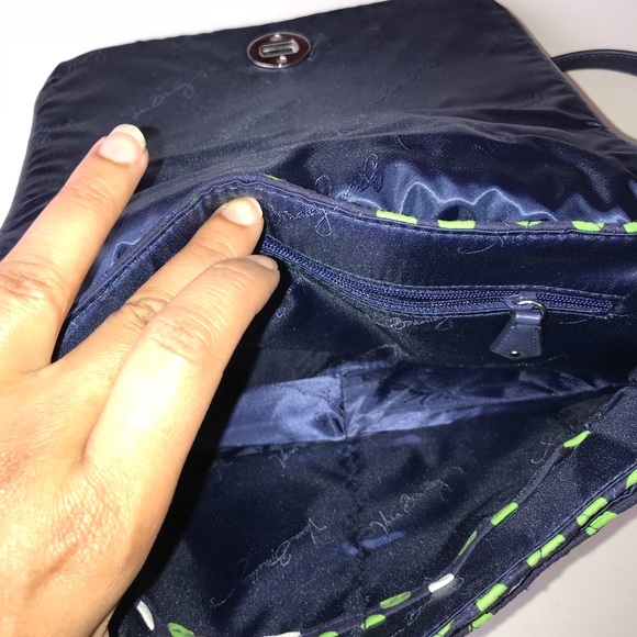 Vera Bradley Crossbody Bay Green&Blue - Picture 8 of 8